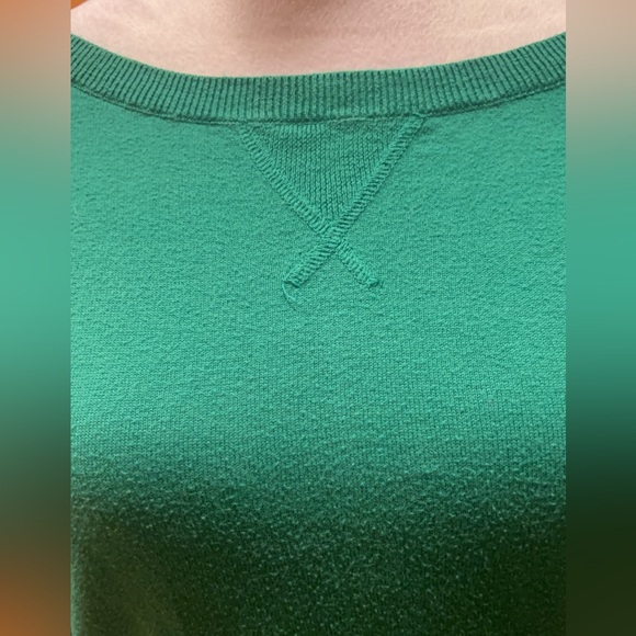 American Eagle | Women’s Emerald Green 3.25 Sleeves Sweater Top Size Medium - Picture 2 of 5